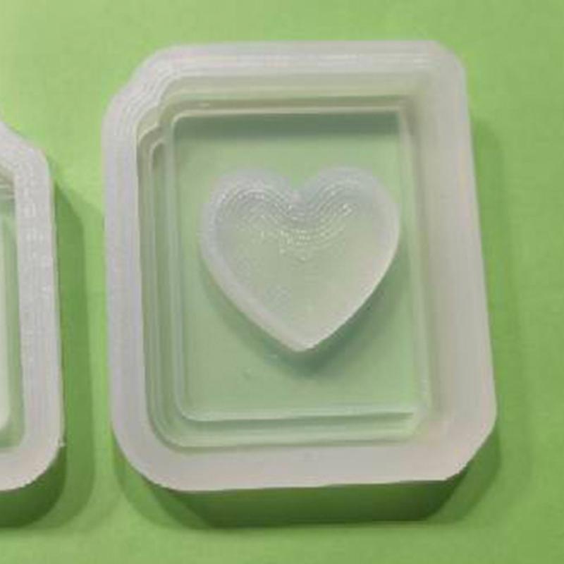 Resin Silicone Molds Quicksand Casting Molds Epoxy Resin Shaker Mold for Jewelry DIY Crafts Making Resin Pendant Mold