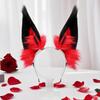 Plush Fox Demon Ears Headband - Cosplay & Performance Accessory
