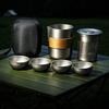 Portable Travel Tea Set with Infuser Lightweight for Road Trips, Camping