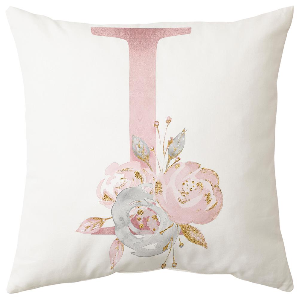 Pillow Cover Letter Valentine's Day Living Room Sofa Pillow Car Waist Pillow Pillow Cover Bedroom