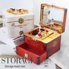 Vintage Luxe Ballerina Wind-Up Music and Jewelry Box