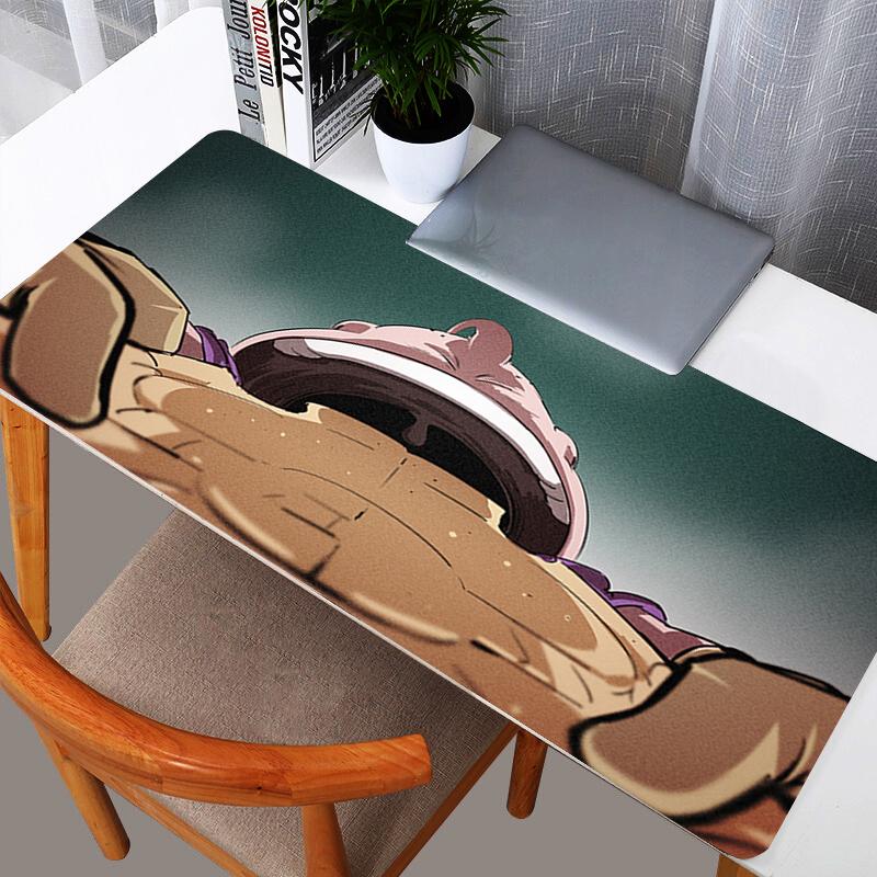 DBZ Dragon Ball Majin Buu Mouse Pad Professional Esports Gamers Speed Pc Gaming Rubber Keyboard Notbook Desk Mat Mousepad X
