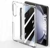Voor Samsung Galaxy Z Fold 8 7 6 5 8Ultra Premium Hoesje met S Pen en S Pen Houder Mat Effen Kleur Slanke Schermbeschermer Cover