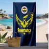 Fenerbahce Printed Quick Dry Beach Towel Super Absorbent Soft Lightweight Bath Towel for Pool Summer Travel