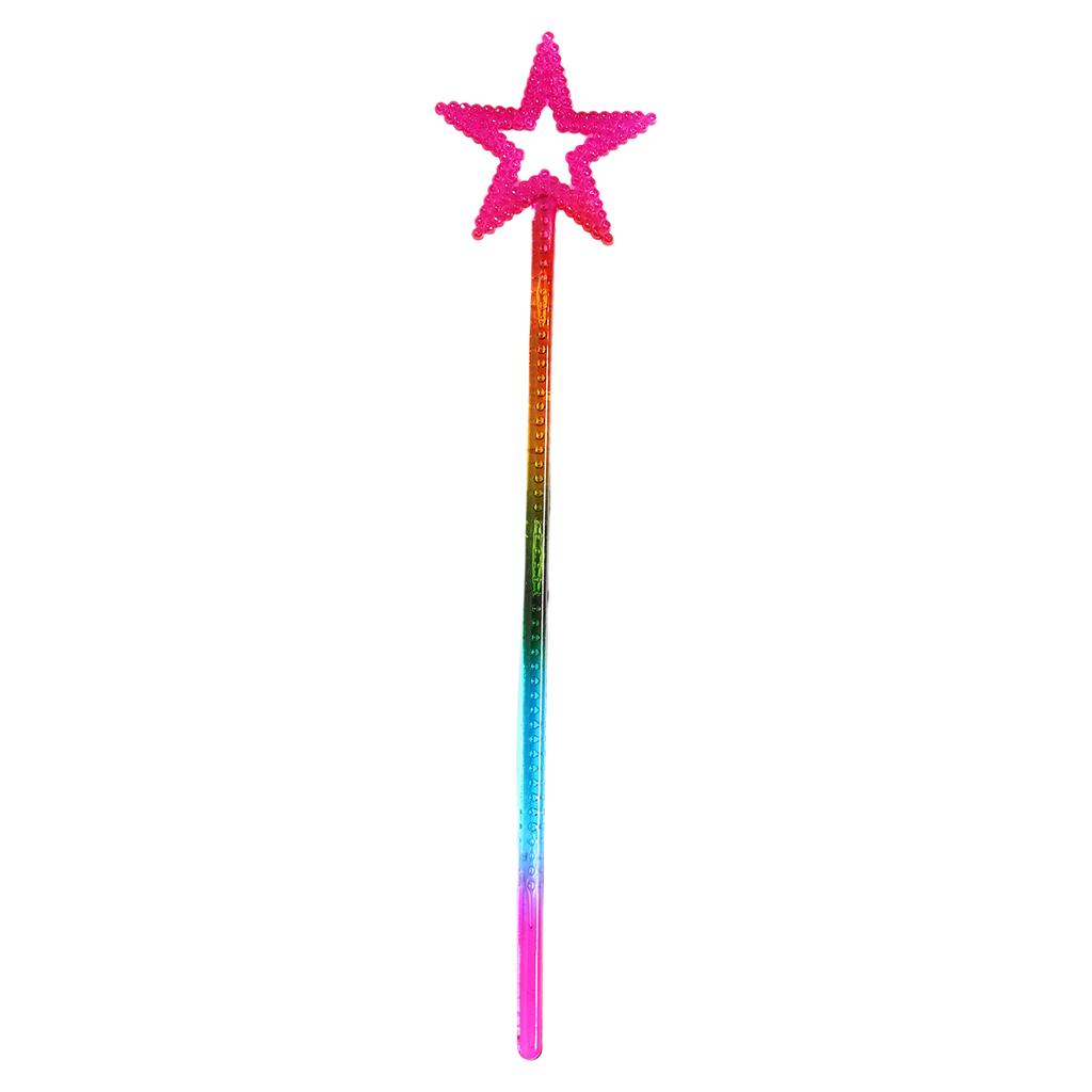 Star Shape Fairy Wand for Kids: Plastic Costume Accessory for Halloween Themed Party Cosplay Festival