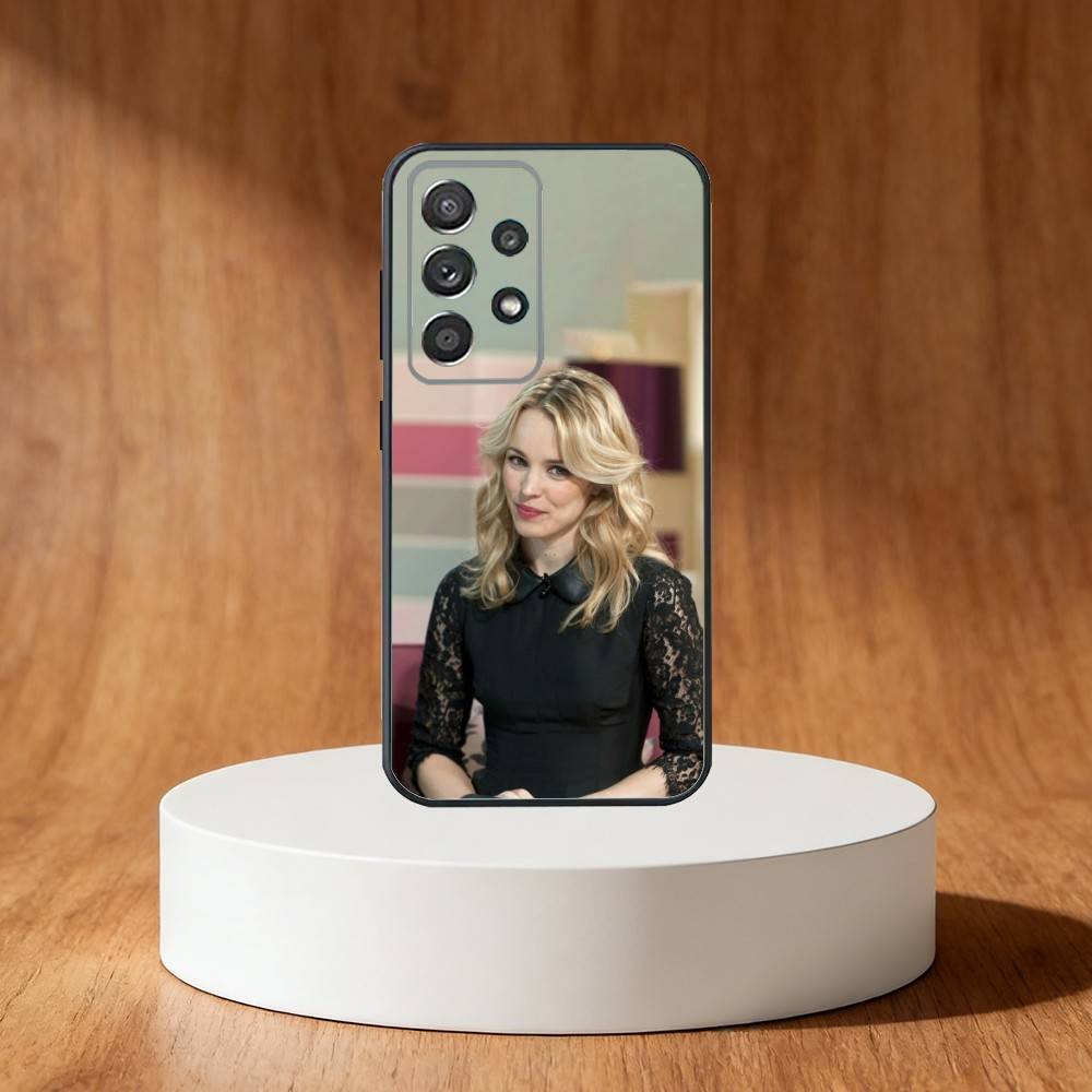 Rachel McAdams Phone Case For Samsung S25,S24,S21,S22,S23,S30,Ultra,S20,Plus,Fe,Note,10,9,5G Black Cover