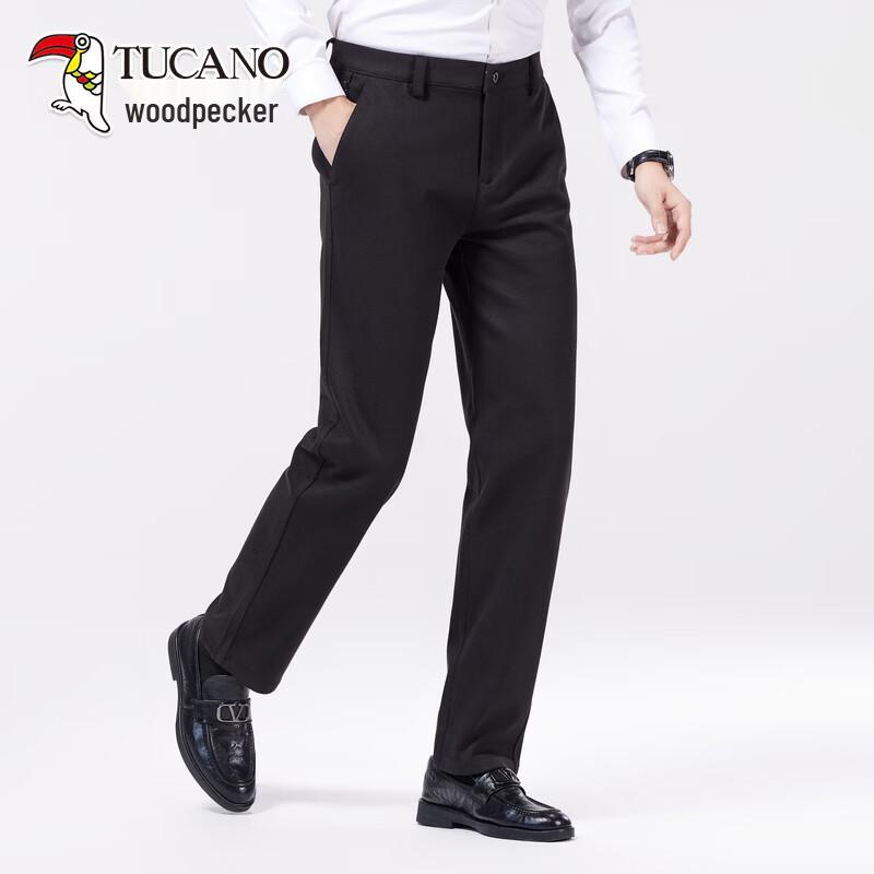 

Tucano Men s Wrinkle-Free Business Casual Straight-Leg Trousers 32