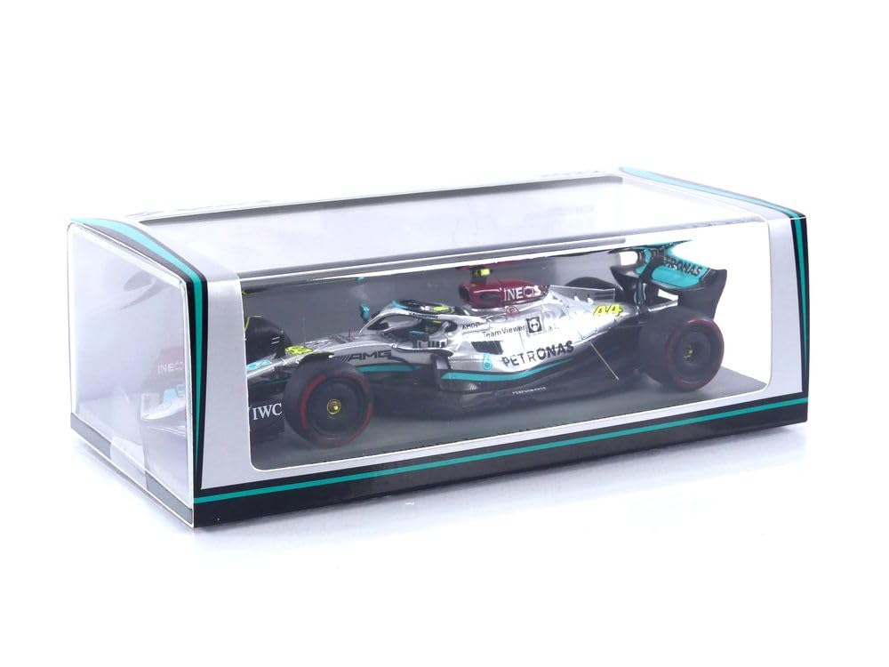 Spark Mercedes AMG Petronas F1 W13 E Performance 2022 F1 Brazilian GP 2nd Place Hamilton Board Included 1/43 #44 L. Pit/number