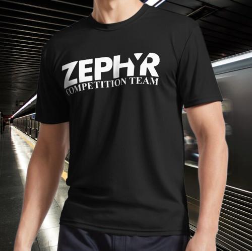 Футболка унисекс с логотипом команды Zephyr Competition, смешной размер, модная, американская футболка S