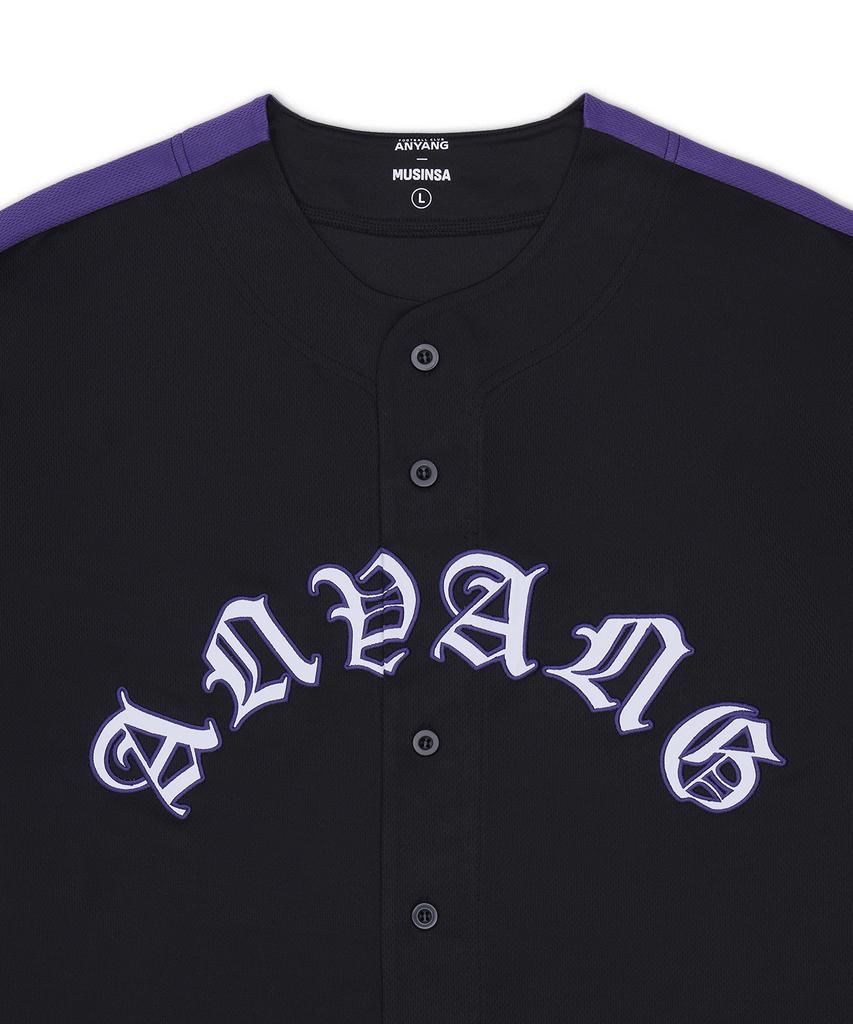 Fcanyang [Fc Anyang X Musinsa] 2026 Baseball Jersey Black
