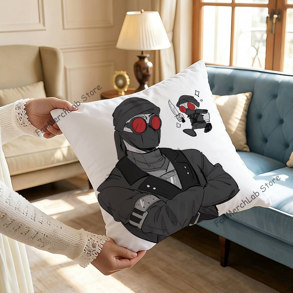 Anime HHank SSharkrobotS Pillowcase Pillowslip Cushion Plush Boys Girls Cartoon Anime Kawaii Decoration Kids Birthday Gifts