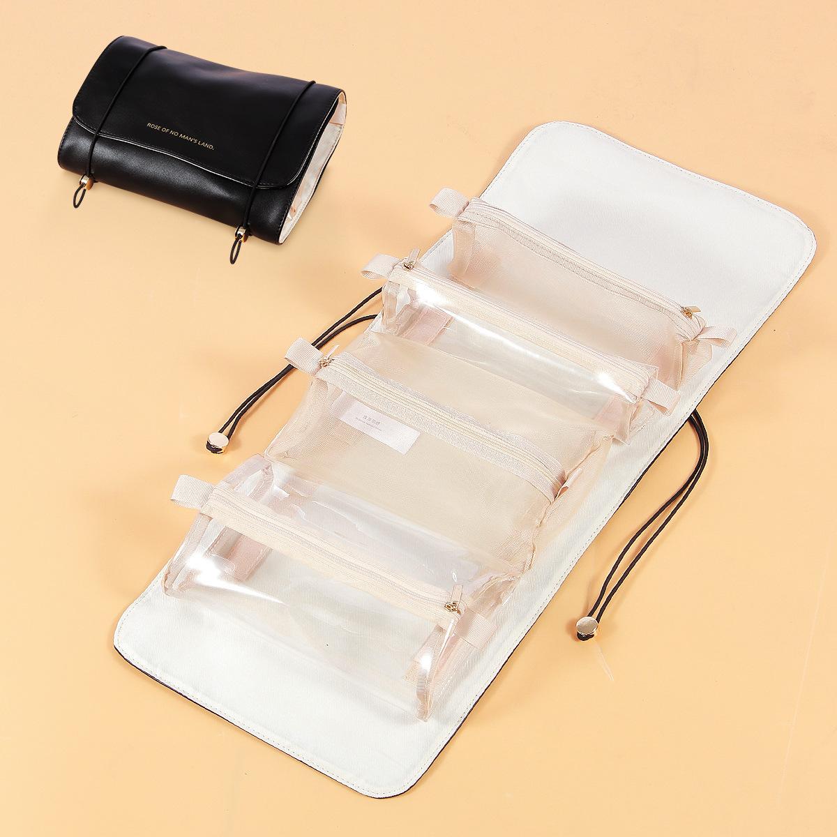 

В Четырех Модных Одном Портативная Косметичка Высокой Вместимости Дорожный Чехол Туалетные Принадлежности StyleD