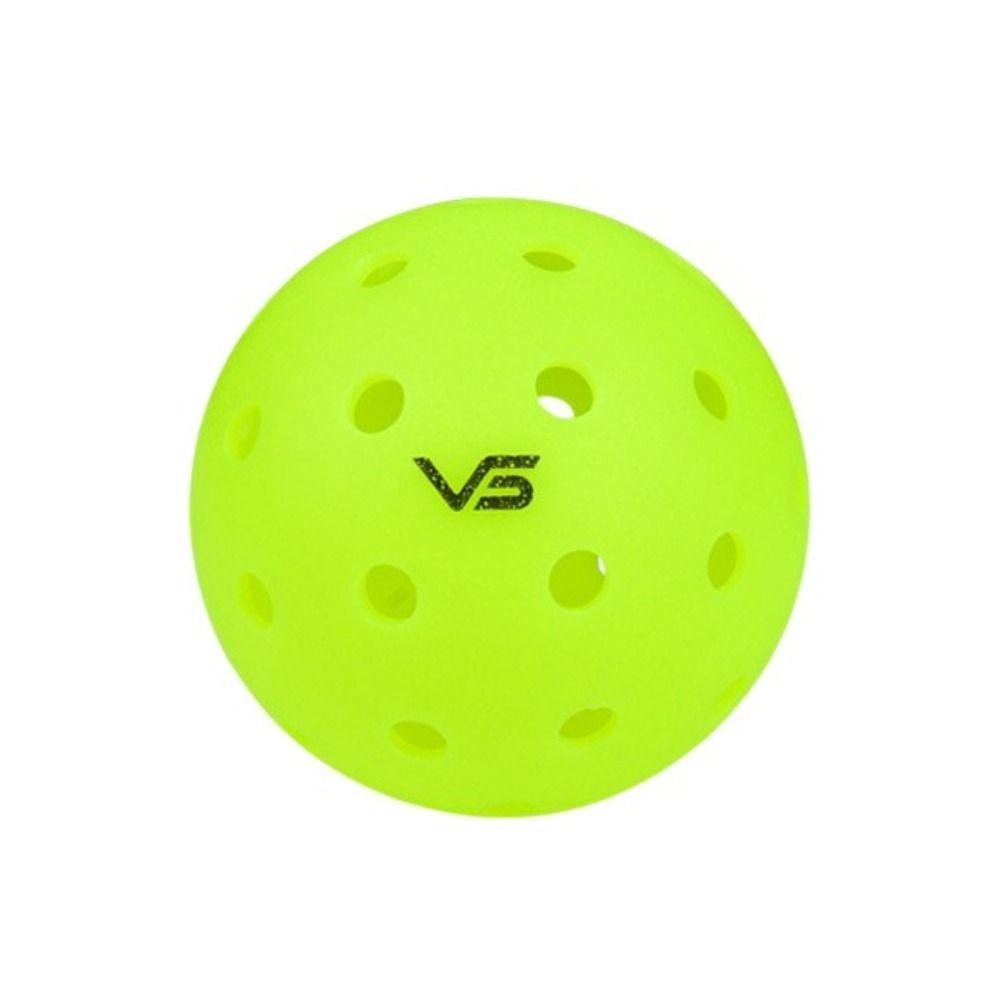 New 74MM Outdoor Pickleballs Durable 40 Holes Training Pickleballs Crack Resistant Pickleball Balls Practice
