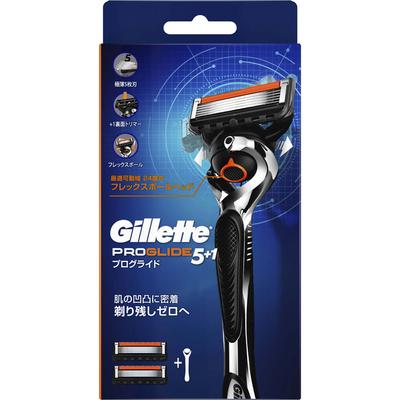 Gillette ProGlide FlexBall Manual Holder with 2 Replacement Blades Holder for Men Razors for Men Holder for Men