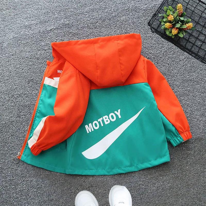 

Boys Fashion - Forward Spring - Autumn Outerwear (3 - 10 Y) : Hooded Jackets with Alphabet & Teddy Bear Prints 90 помаранчевий