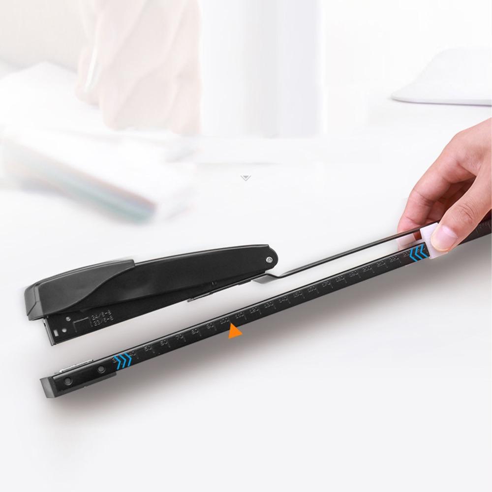 20 Sheets Adjustable Throat Long Reach Stapler 20 Sheet Capacity Booklet Stapler  Office Desk