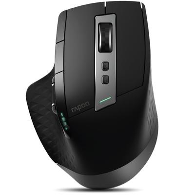 Souris sans fil Bluetooth multimode rechargeable Rapoo MT750L / MT750W, Bluetooth professionnel de bureau et 2,4 G gratuit