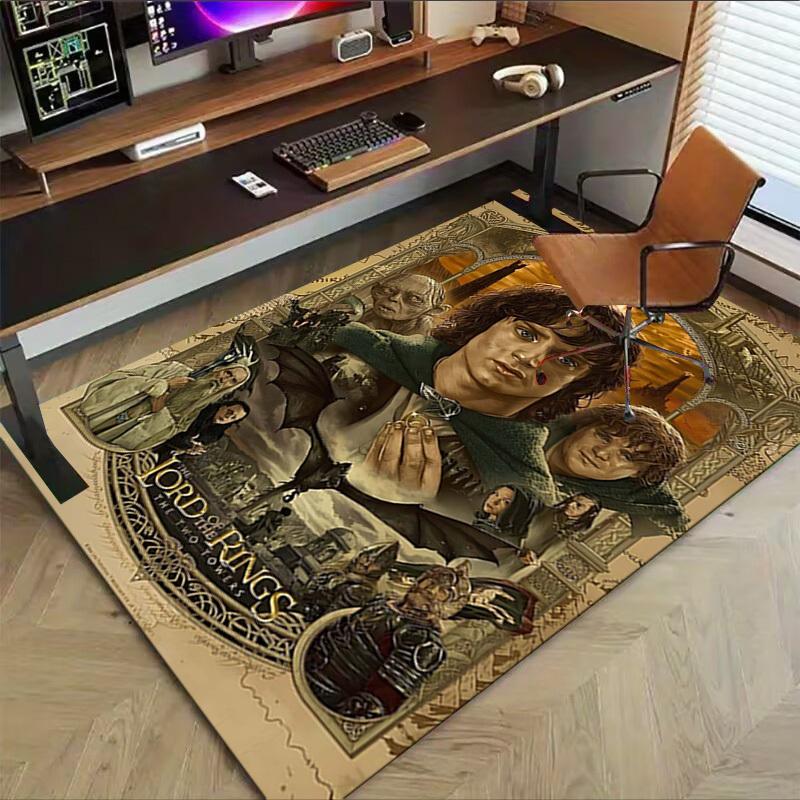 1PC The Lord of the Rings Two Towers Extra Large Non-Slip Floor carpet, Office, family, bedroom, Studio - Large Area Rug Indoor Rugs1167A