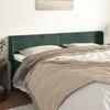 VidaXL Headboard with Ears Dark Green 203x16x78-88 Cm Velvet3118557