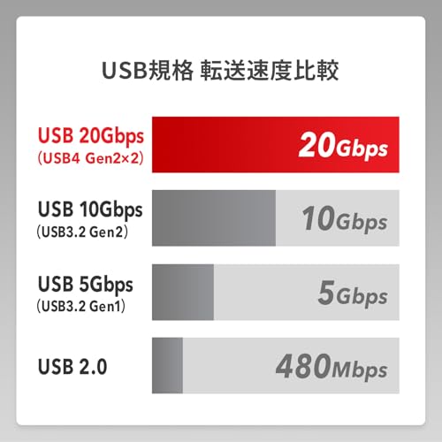 SANWA SUPPLY USB 20Gbps Type-C Cable (PD60W, 3m) KU-20GCCP6030
