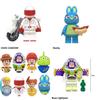 8 Stück Toy Story Bausteine Steine Buzz Lightyear Woody DIY Geschenk Kinder