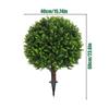 Boxwood Topiary Weather Resistant 23 Inch Bush Artificial Outdoor Trees Faux Topiary For Garden Yard Patio Lawn Pathway Driveway