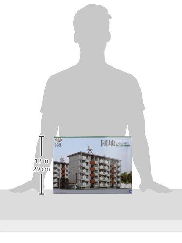 Architectural Romando 1/150 Scale Apartment Complex Set of 2 Buildings, Diorama Supplies, Assembly Kit