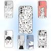 Cute B- Boykisser Cartoon Phone Case For Samsung Galaxy A91,A80,A73,A72 ,A71,A53A52,A32 ,A31A22,A21s,A20,Black Cover