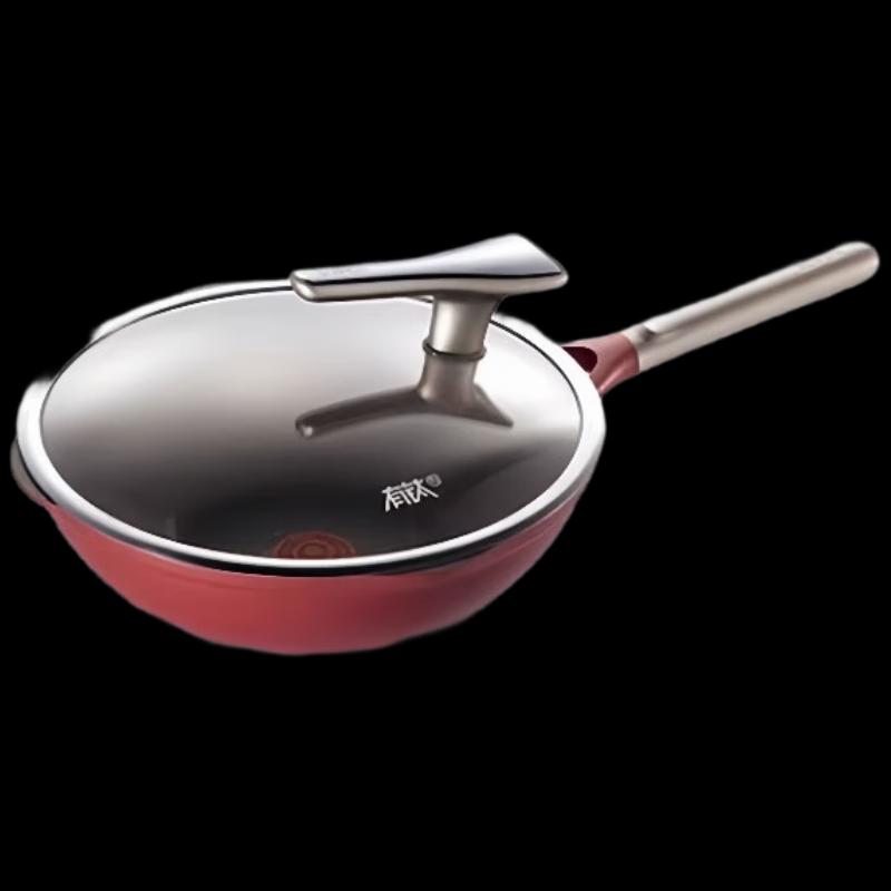 Supor 30cm Red Dot Titanium Non-Stick Wok
