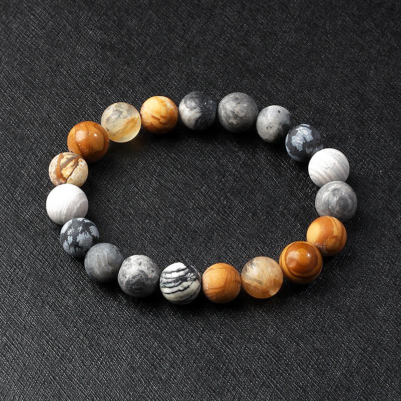 Universe Galaxy Eight Planets Bracelets Solar System Guardian Star Natural Stone Beads Bangles for Women Jewelry Drop Shipping