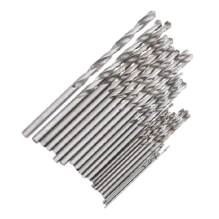 150 Stück HSS Mini Spiralbohrer-Set für Harzschmuck Nüsse Bernstein Oliven