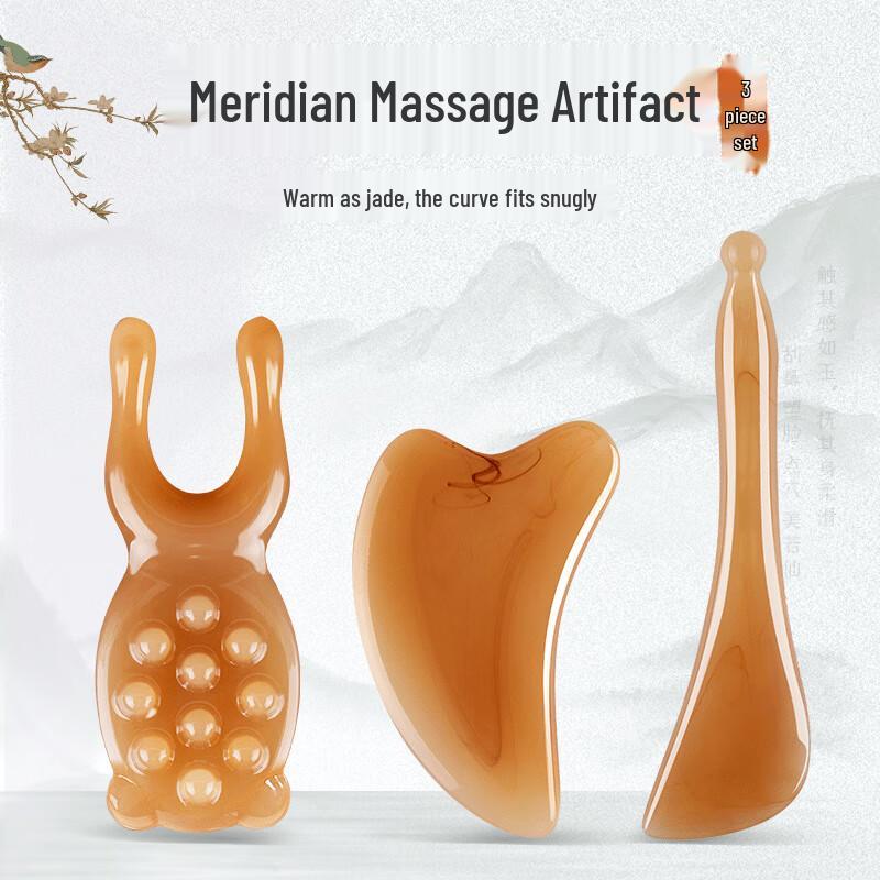 Набор Yiming для йоги для лица и лимфодренажного массажа