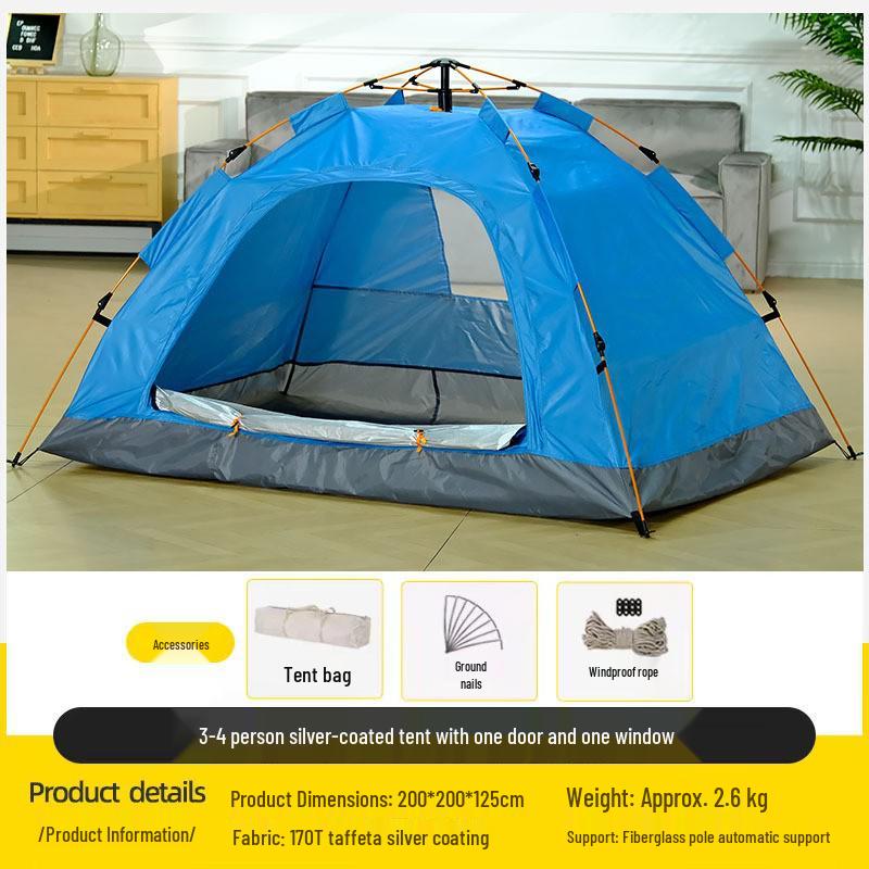 Tenda Ombrellone da Campeggio e Spiaggia da Esterno ad Apertura Rapida Automatica