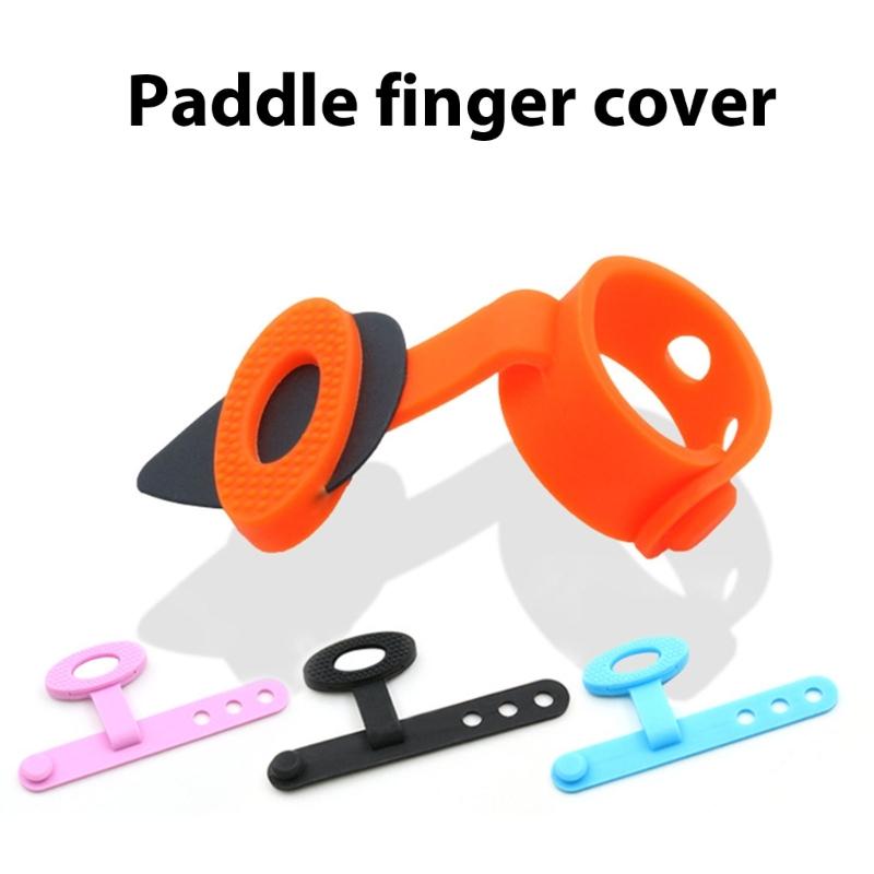 Silicone Guitar Picks Holder Finger Cover Nonslip Plectrums Finger Cover Guitar Training Pick Holder Instrument Parts