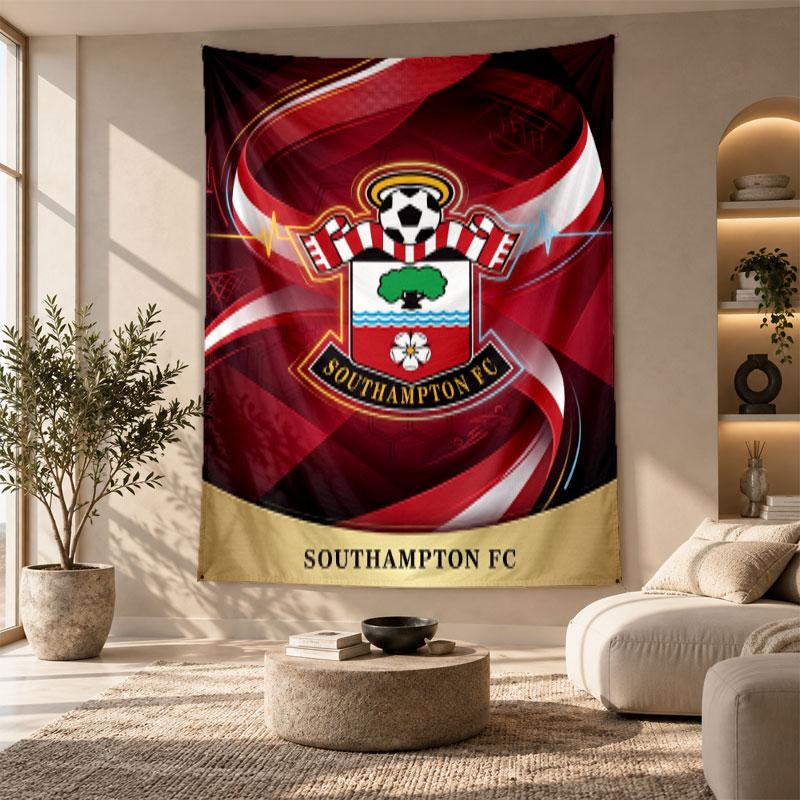Decorative Tapestry,Southampton Football Printed Wall Art, Lightweight Wall Hanging For Bedroom Background