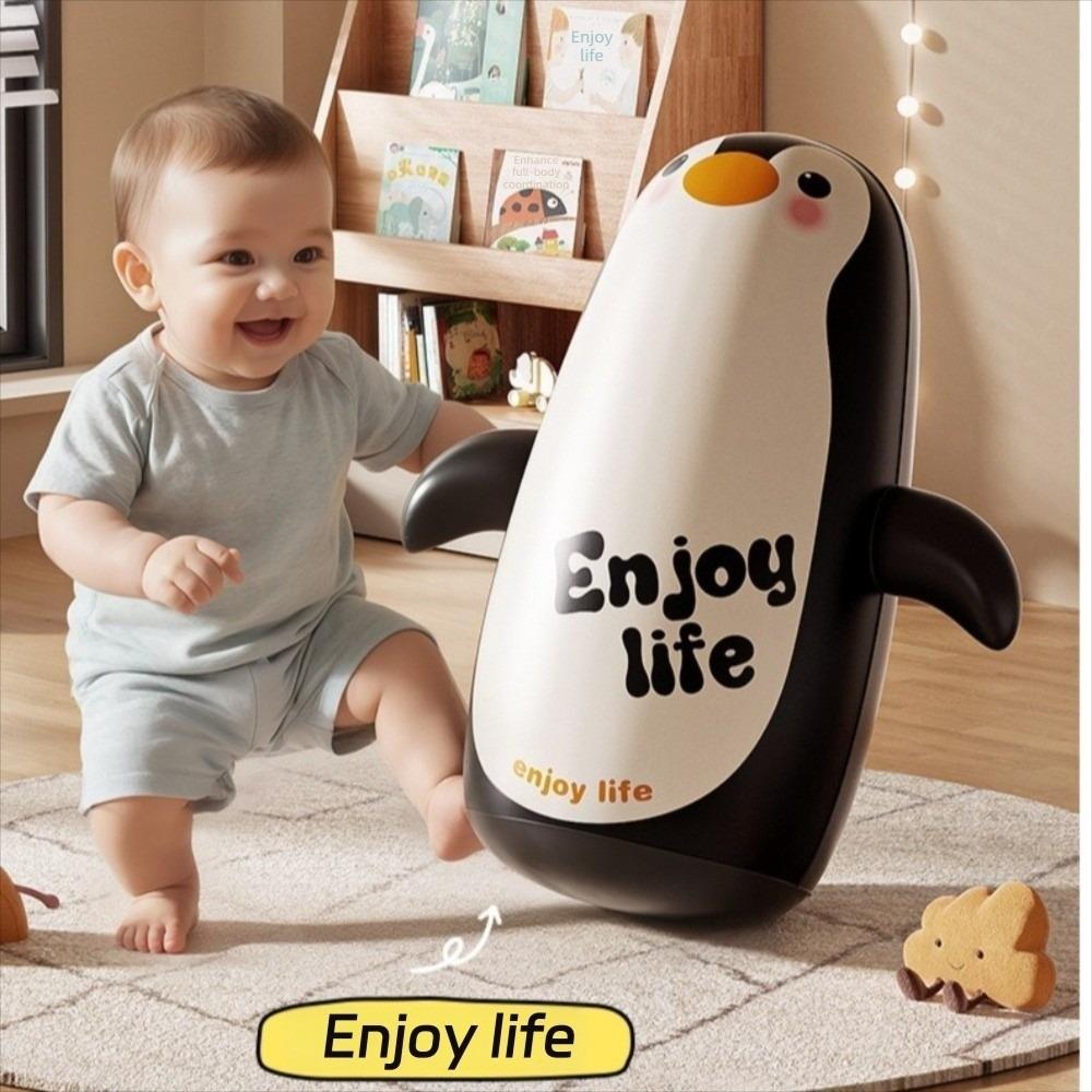 Penguin Shape Standing Punching Bag 32/65cm Kids Boxing Training Toy Kids Training