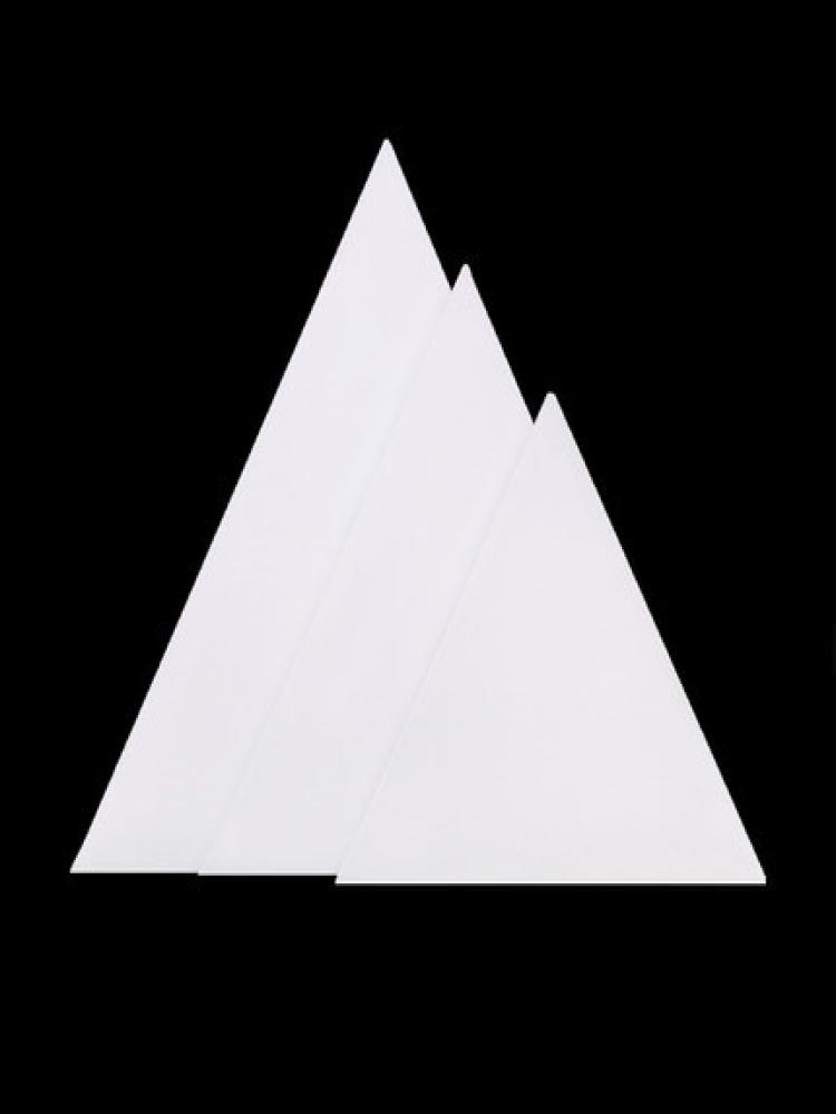 

Треугольная деревянная коробка в рамке, пустая, натянутая на холст, акриловая масляная краска, доска 30cm