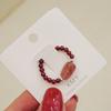 Natural Crystal Pearl Tourmaline Strawberry Crystal Bangles Women Fashion Jewelry Accessories Gift