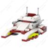 MOOXI MOC Space Wars Movie Robot Soldier Fighter Tank Weapons Battle Scene Models Bricks Building Blocks Figures Toys Kids Gifts