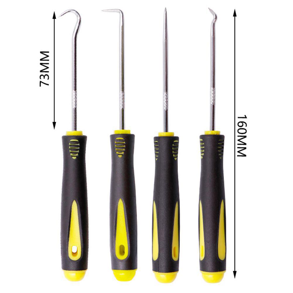 Набор крючков для снятия прокладок Автомобильный набор крючков для снятия деталей Автомобильное обслуживание Закаленные стальные стержни Свободные детали Набор инструментов для обслуживания автомобиля