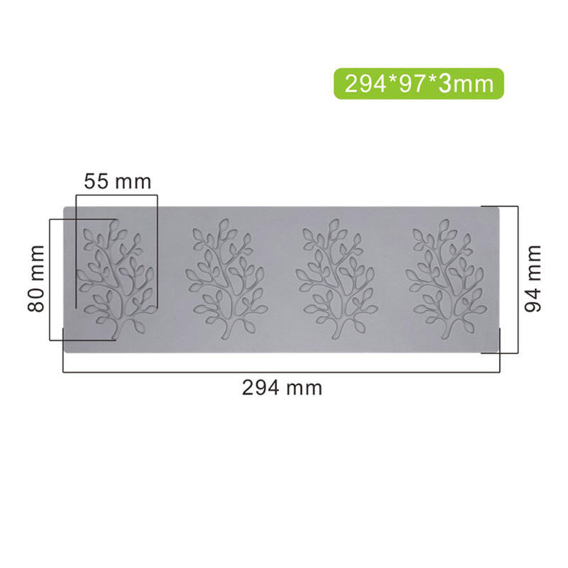 Creative Leaf Silicone Fondant Impression Lace Mat Flower Pattern Cake Mold Chocolate Baking Molds