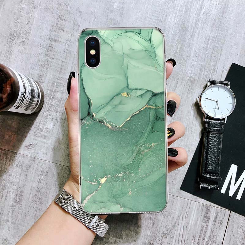 Granite Marble Phone Case For iPhone 17 Air 16 15 Plus 11 14 Pro Max 13 Mini 12 7 8 + SE Pattern Art Customized Cover 17 Air 16