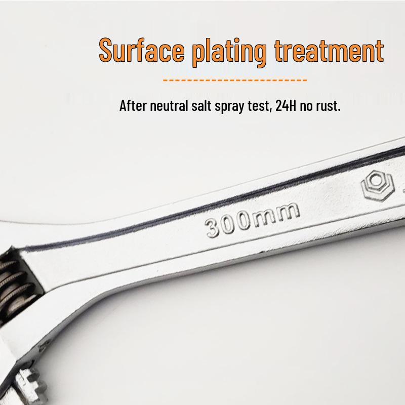 Multi-Purpose Adjustable Open-End Wrench, Sizes 6-24 Inch