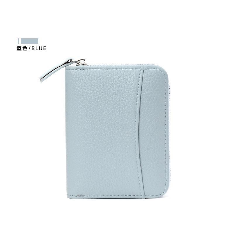 RFID Blocking Wallet for Men Women 12 Slot Card Holder Organizer with Zipper Pocket Anti-Theft ID Passport Credit Card Case