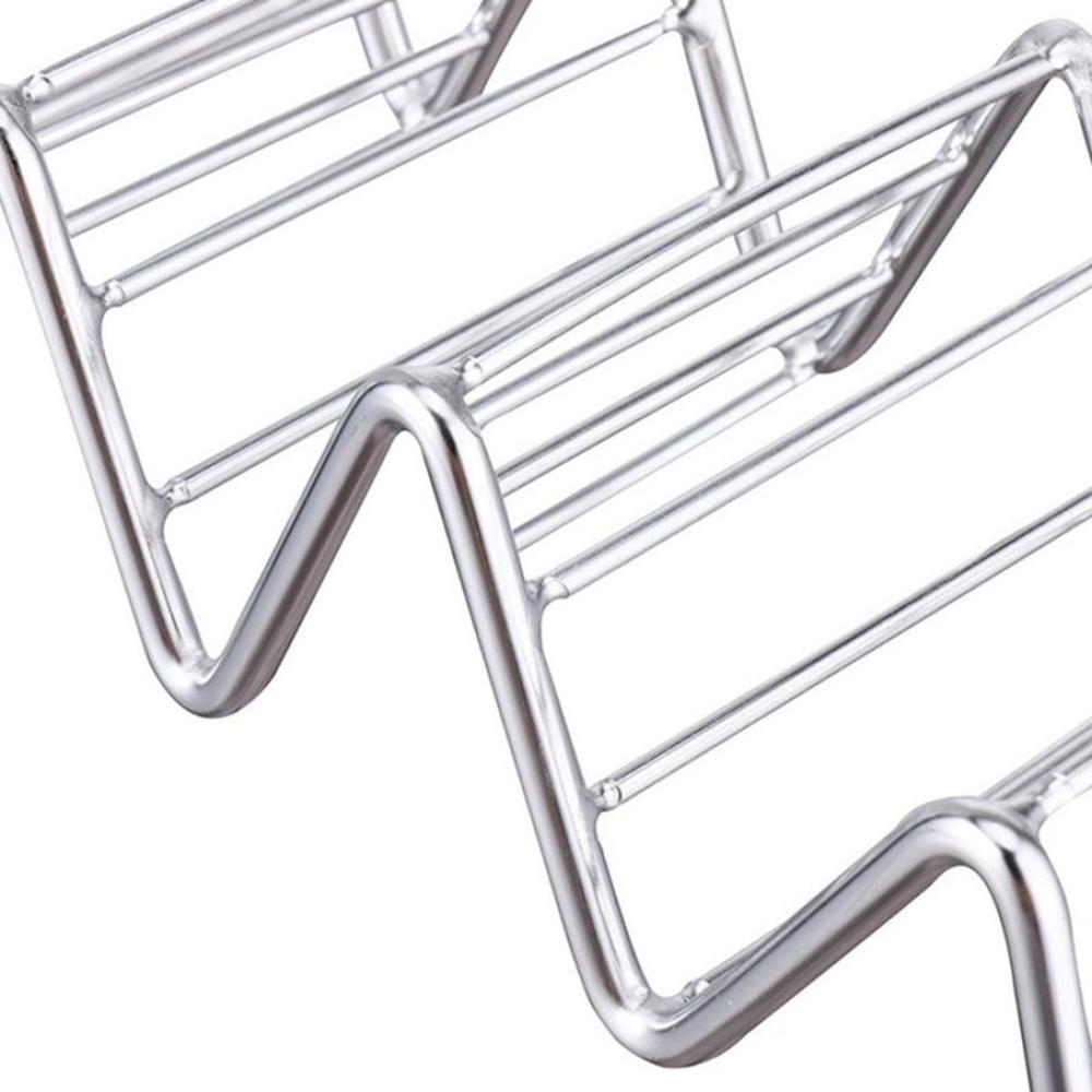 Dishwasher Safe Stainless Steel Kitchen Restaurant Pizza Rack Stand Tray Taco Holder Kitchen Tools