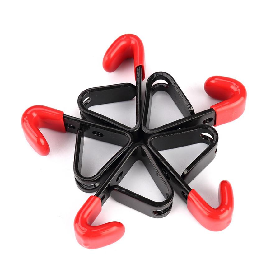 6x Car Tire Wheel Rim Hub Shop Display Stand Rack Wall Mounted Metal Hook Holder