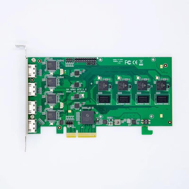 TCHD Tianchuang Hengda TC-5A0N4 4-Channel HDMI PCIe Capture Card