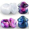 Jar Resin Mold Mushroom Jar Silicone Mold With Lid For Epoxy Casting For DIY Jewelry Storage Bo Candy Container Home Decoration