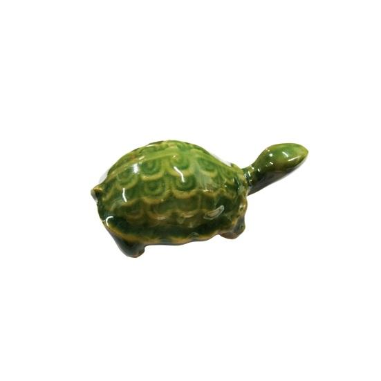 Kaplumbağa Süsü Mini Feng Shui Para Kaplumbağa Heykelciği Seramik Kaplumbağa Heykeli Bonsai Balık Tankı Dekorasyonu için