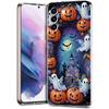 Transparente Handyhülle für Samsung Galaxy S25 S24 S23 S22 S20 S21 FE Ultra S24 S23 S10 S10E Plus Halloween-Stil Muster
